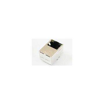 Signle Port Vertical RJ45 Jack , Gigabit Ethernet PDH RJ-45 Plug