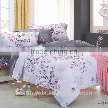 Wholesale cotton channel radium printed bedding set