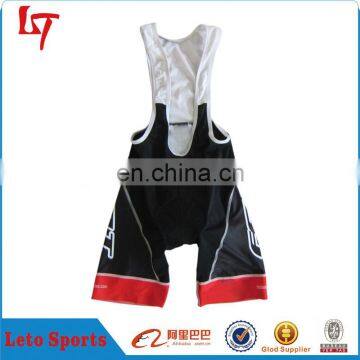 Cheap team sublmation cycling jersey bib shorts for men