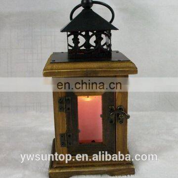 Vintage Wooden Lantern Wedding Favors Romantic Decorations