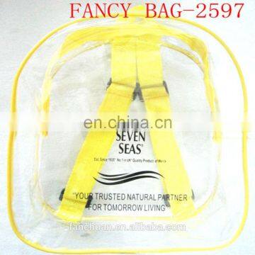 Yellow Cheap Kids PVC Backpack photo-2