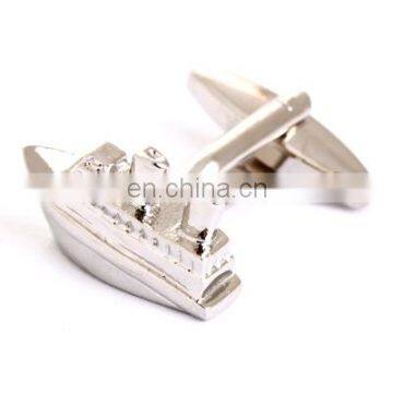 Yacht Cuff Link Silver Vessel Shirt Cufflinks for Men photo-5