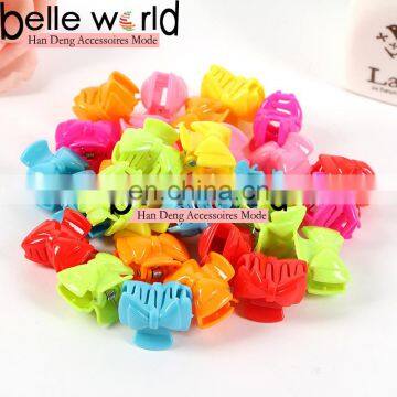wholesale colors small size mini plastic hair claw clip