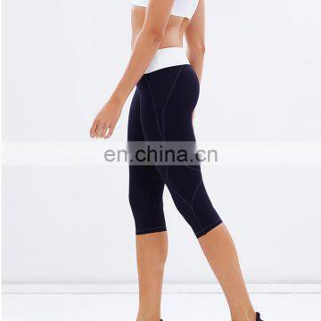 Technical White Wasit Band Run Fit Seamless Legging photo-2