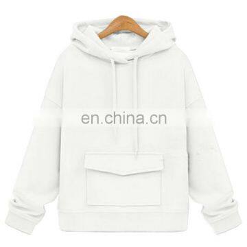Hot Womens Ladies Plain Hoodie Fleece Sweatshirt Cotton Hooded Coat Pocket Hoody photo-3