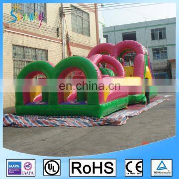 Funny Gaint Inflatable Obstacle Course Inflatable Big Baller Wipeout