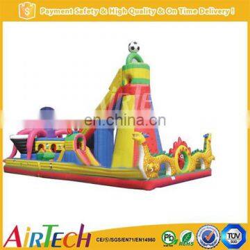 Popular inflatable football slide for rent