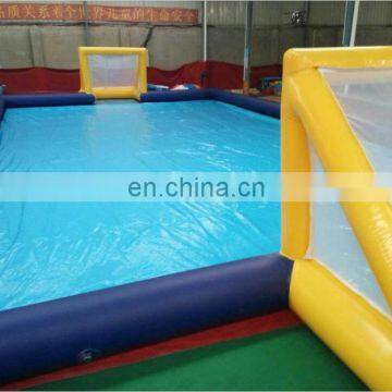 20*10*2.5m Customized inflatable soap football field, soccer football field for sale