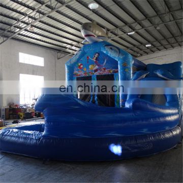 Inflatable Dolphin&Mermaid Ocean theme Combo with slide and bouncer for sale