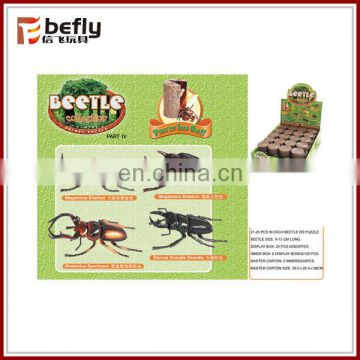 Hot sale plastic assemble diy toy beetle