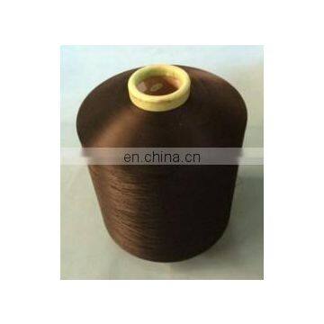 Air covered yarn polyester Black