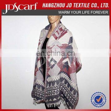 Hot sale factory direct new design 30% viscose 35% acrylic 35% polyester polyester voile shawls