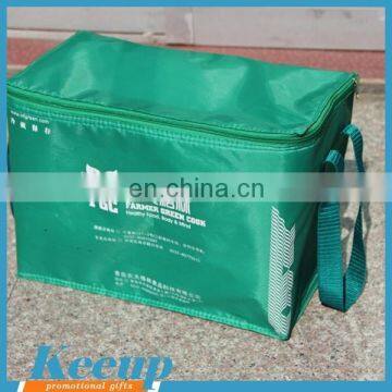 Made in China promotional custom bicycle non woven lunch box cooler bag