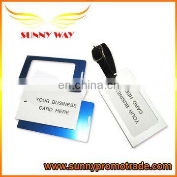 2017 New-arrival High Quality shaped metal luggage tag