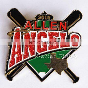 Custom Sport Baseball Colors Enamel Gold Silver Lapel Pin Badge photo-5