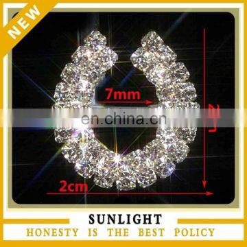 wholesale fashion decorative rhinestone buckle for wedding invitation