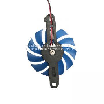2500RPM Speed 12V DC Frameless Axial Flow Fan photo-4