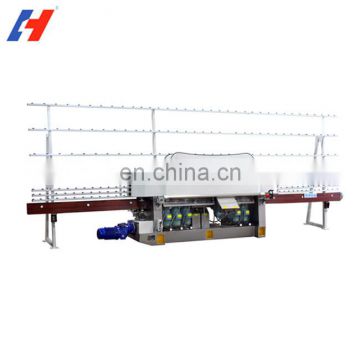 9 Motors Single Straight Line Glass Edge Polishing Machine / Glass Grinding Machine Price