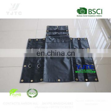 650g waterproof  black pvc coated tarpaulin