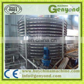 Gefrorene IQF-Kühlschrank-Fischfilets, Schnellgefrierverarbeitungsanlage, Spiralkühlschrank photo-2