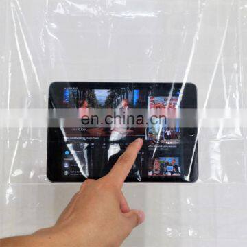 Clear Pockets EVA Shower Curtain Liner With Phone and Tablet Holder photo-4