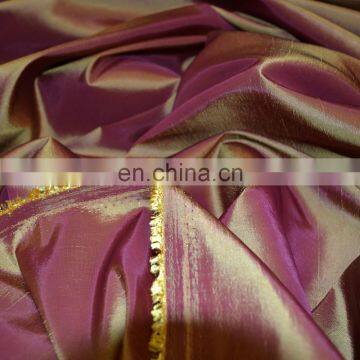 Good Quality Woven Polyester Cationic/two Tone Bridal Taffeta Fabric photo-6