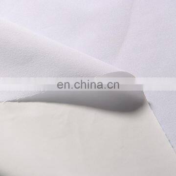 100% Polyester 70gsm Plain Microfiber Pongee Fabric Waterproof PUL Fabric Laminated With TPU Wholesaler photo-3