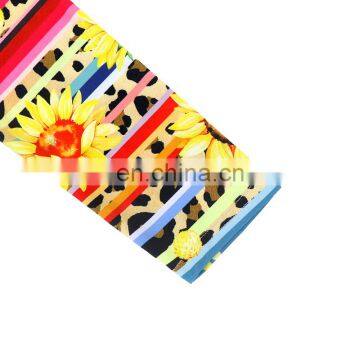 Little Girls Sunflower Cheetah Dresses New Model Girl Dress Kids Tutu Dress photo-3