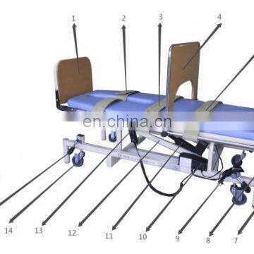 Rehabilitation Equipment Children Electric Vertical Bed With Table