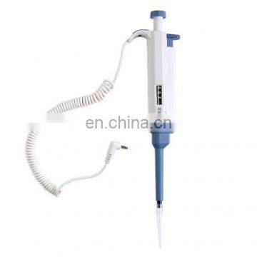 Glass pasteur pipette with single channel