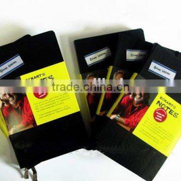 Offset Printing High Quality Custom Nice Emboss Cover Moleskin Notebook photo-3