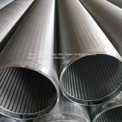 Сетка для скважин из приваренных клиновидных проволок photo-5