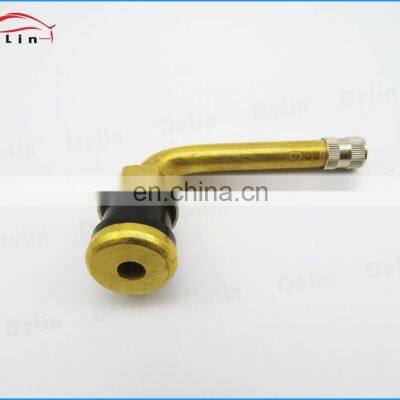 DeLin 90 Degree Tubeless Brass Truck Tire Valve Stems TR571C With 90 Degree Bend