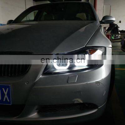 Upgrade Led Angel Eyes Xenon Headlamp Headlight for BMW 3 Series E90 Head Lamp Head Light 2008-2011 photo-2