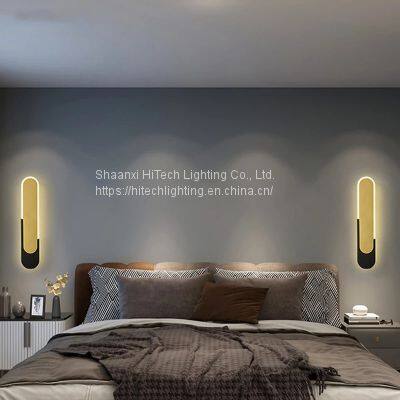 Led Wall Lights Minimalist Gold Indoor Lighting For Living Room Bedroom Bedside Home Decorative photo-4