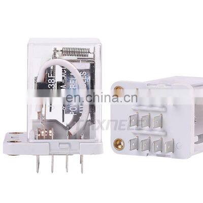 JQX-38F 3Z 40A Power Relay Intermediate Relay Electromagnetic Relay 11pin DC12V DC24V AC110V AC220V With Base photo-2