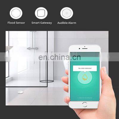 Tuya Zigbee 3.0 Water Leakage Detector Smart Home Security Flooding Sensor Alarm System Alarm Wireless Water Leakage Sensor photo-3