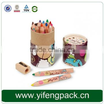 Pencil box packaing fancy color cardboard pencil box