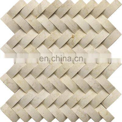 Hotel project tile Stone mosaic  for swimming pool wall decoration mosaic