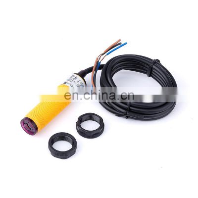 M18 Adjustable Infrared Sensor Switch 10-30cm Distance Optical Sensor NPN PNP 18mm Photoelectric Switch