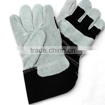 BC grade cowhide leaher working gloves for workers