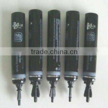 colors black dia 13,16,19& 22mm twist off cap soft tube suitable for Trial pack 20ml plastic tube twist off tube