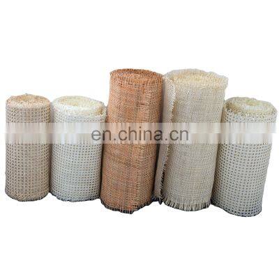 Top rank Natural decorative materials Mesh Rattan Cane Webbing Roll using for furniture with Cheapest Price from Viet Nam