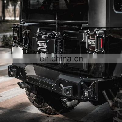 Offroad rear bumper for Jeep Wrangler JK 07+ Car aluminium 4x4 Accessories Steel Rear Bumper for jeep from maiker