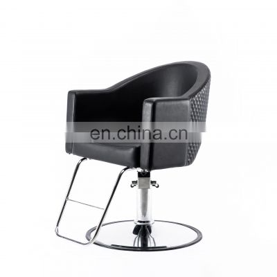 Modern black Barber shop equipment salon furniture hairdresser hair cutting chairs styling chair