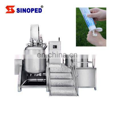 High Shear Mayonnaise Cream Homogenizer Vacuum Emulsifying Machine For Food photo-3