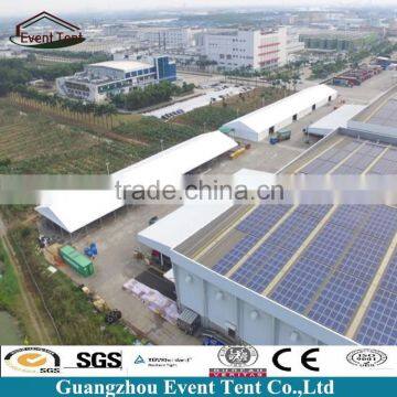 prefabricated building 30m width aluminum frame structure warehouse tent