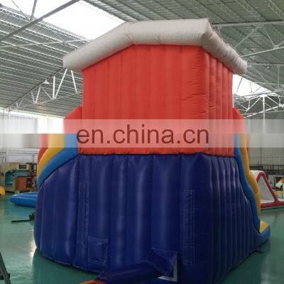 Outdoor Children Inflatable Castle Bouncer Water Slide Combo With Pool photo-4