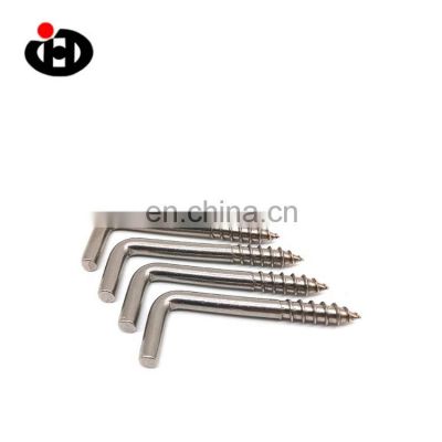 High Quality JINGHONG Right Angle Wood L Shaped Hook Screw