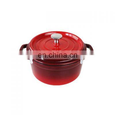 Cast Iron Pots Enamel Insulated Food Warmer Pot Casserole
